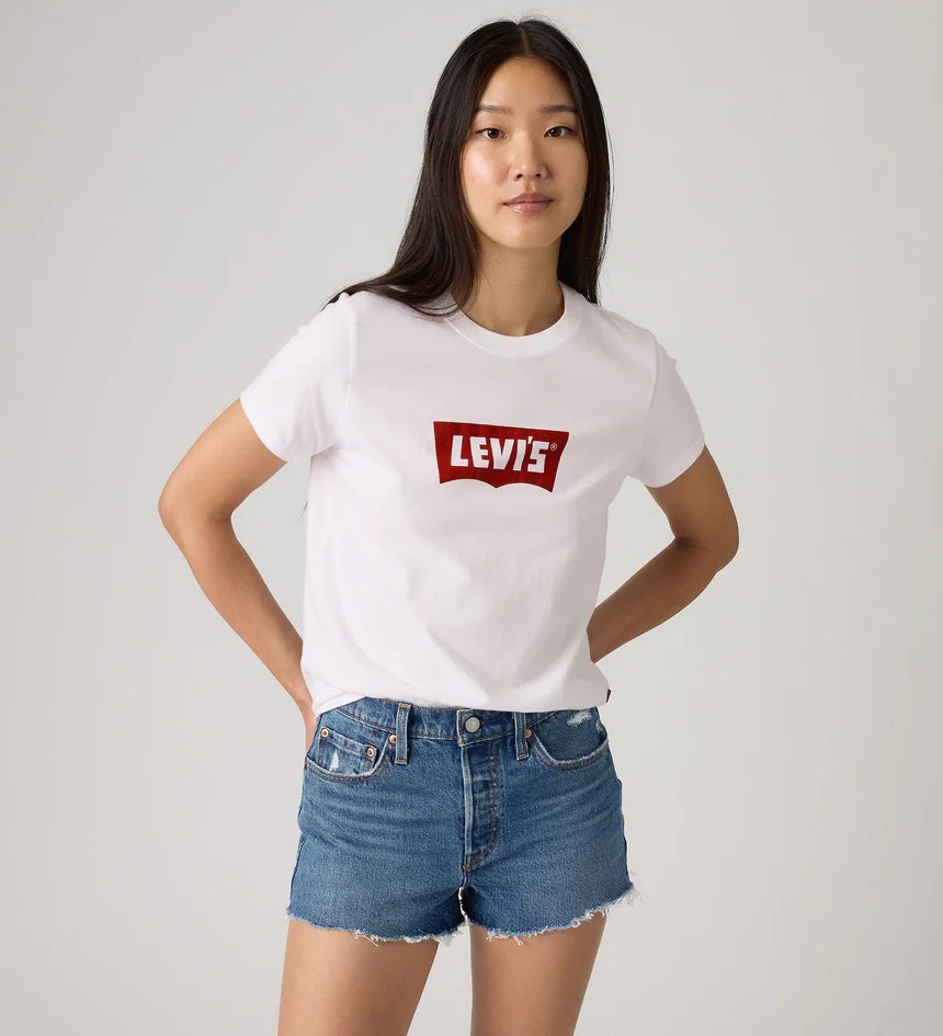 Levis Kadın T-Shirt 005GV-0024 Whites