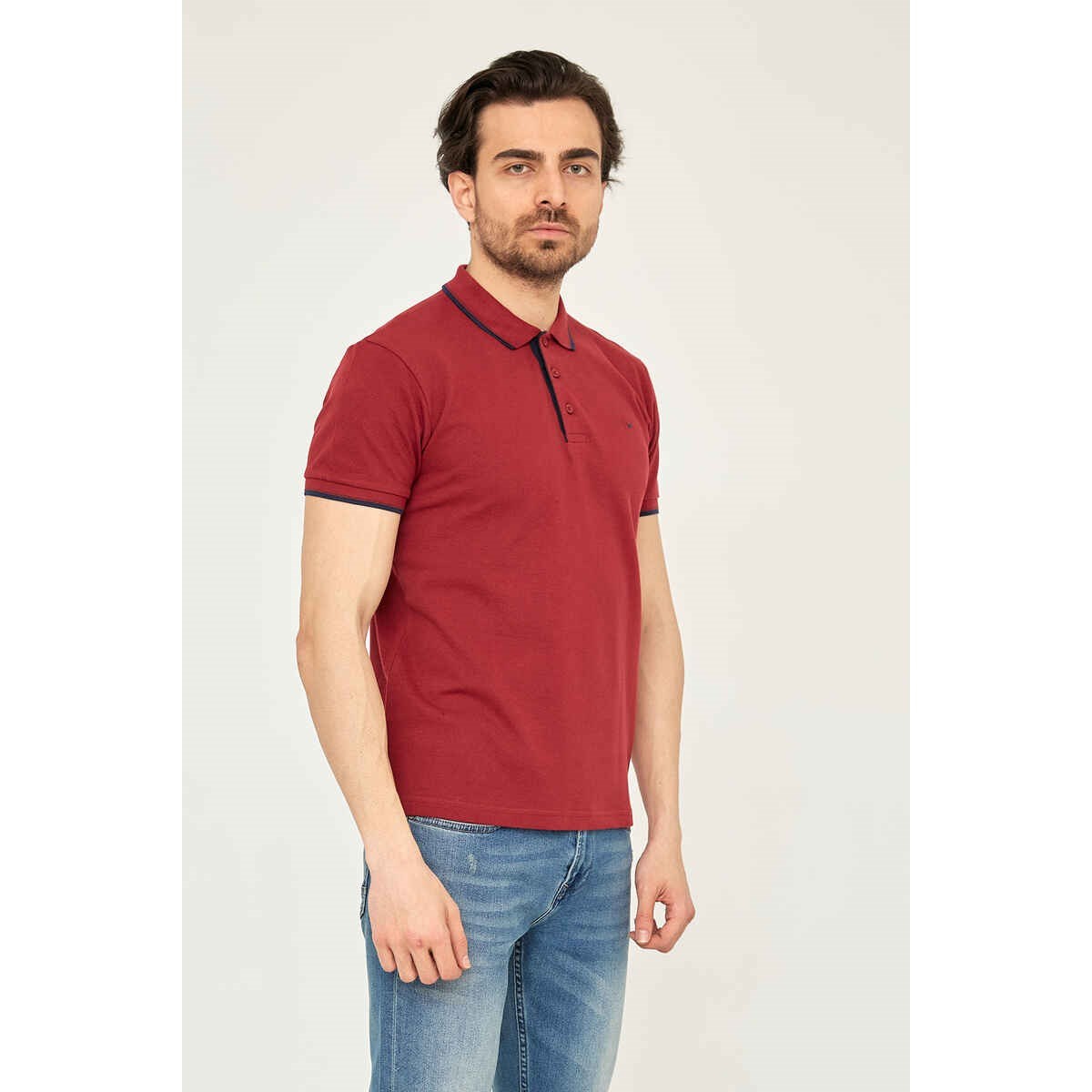 Cazador Erkek T-Shirt 00YCEEOB4614 Bordo