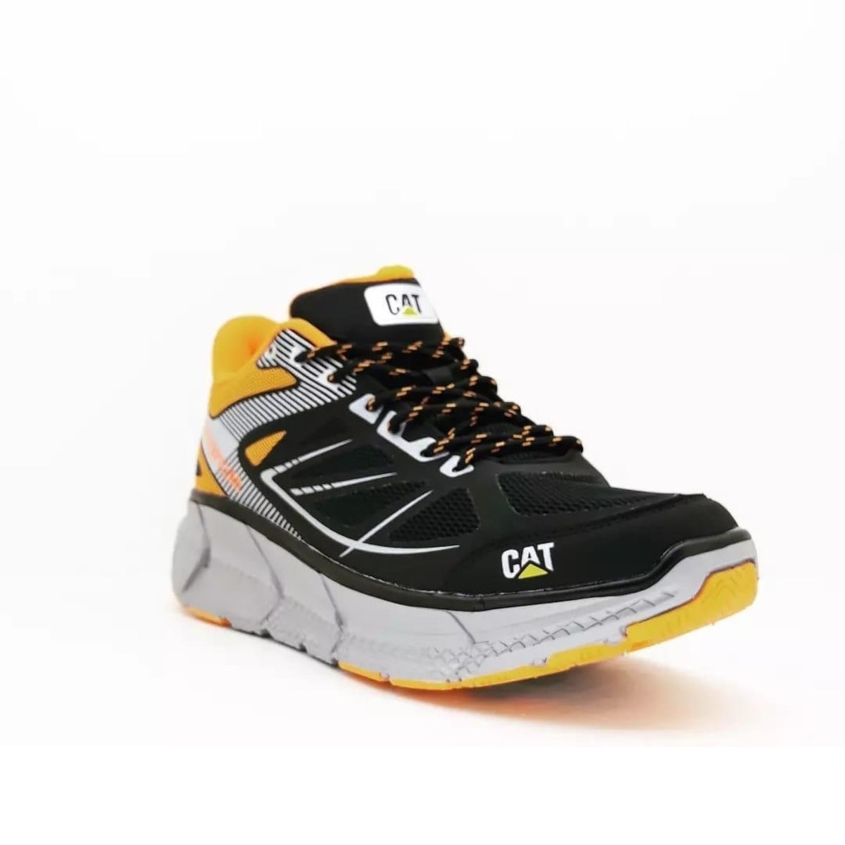 Caterpiller Erkek Ayakkabı 013M101075 Black-Orange // Suni Deri-Tekstil