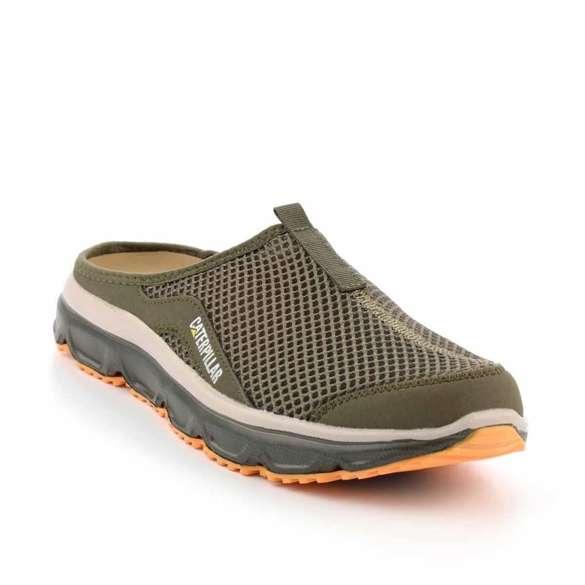 Caterpiller Erkek Terlik 013M101091 Khaki // Suni Deri-Tekstil