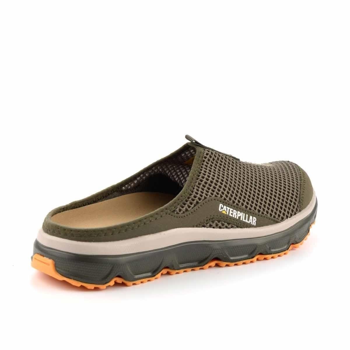 Caterpiller Erkek Terlik 013M101091 Khaki // Suni Deri-Tekstil