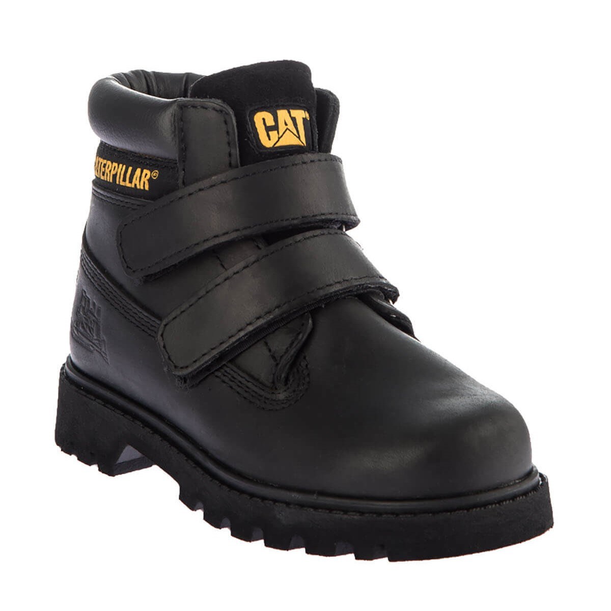 Caterpillar Bot 015F101063 Black // Deri