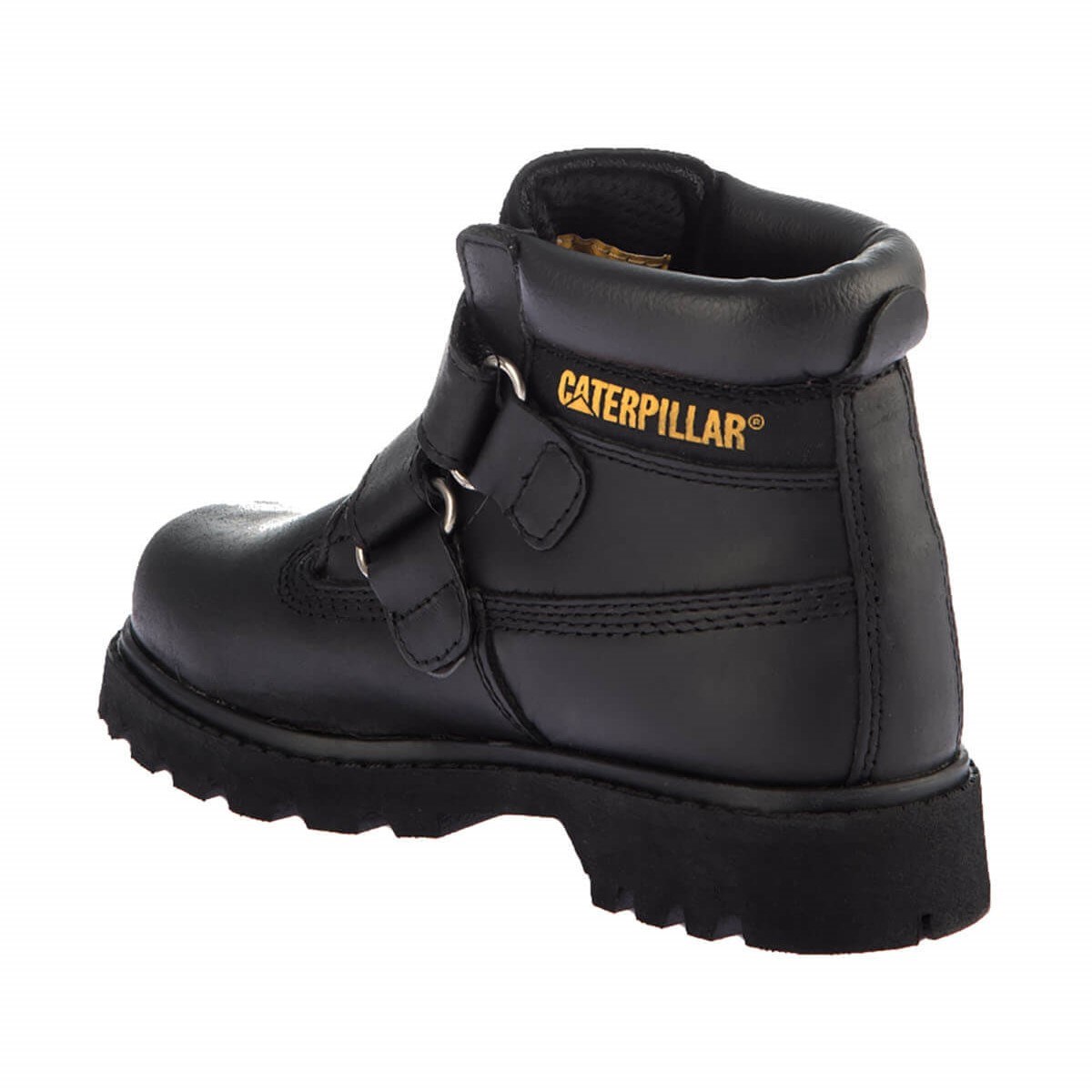 Caterpillar Bot 015F101063 Black // Deri