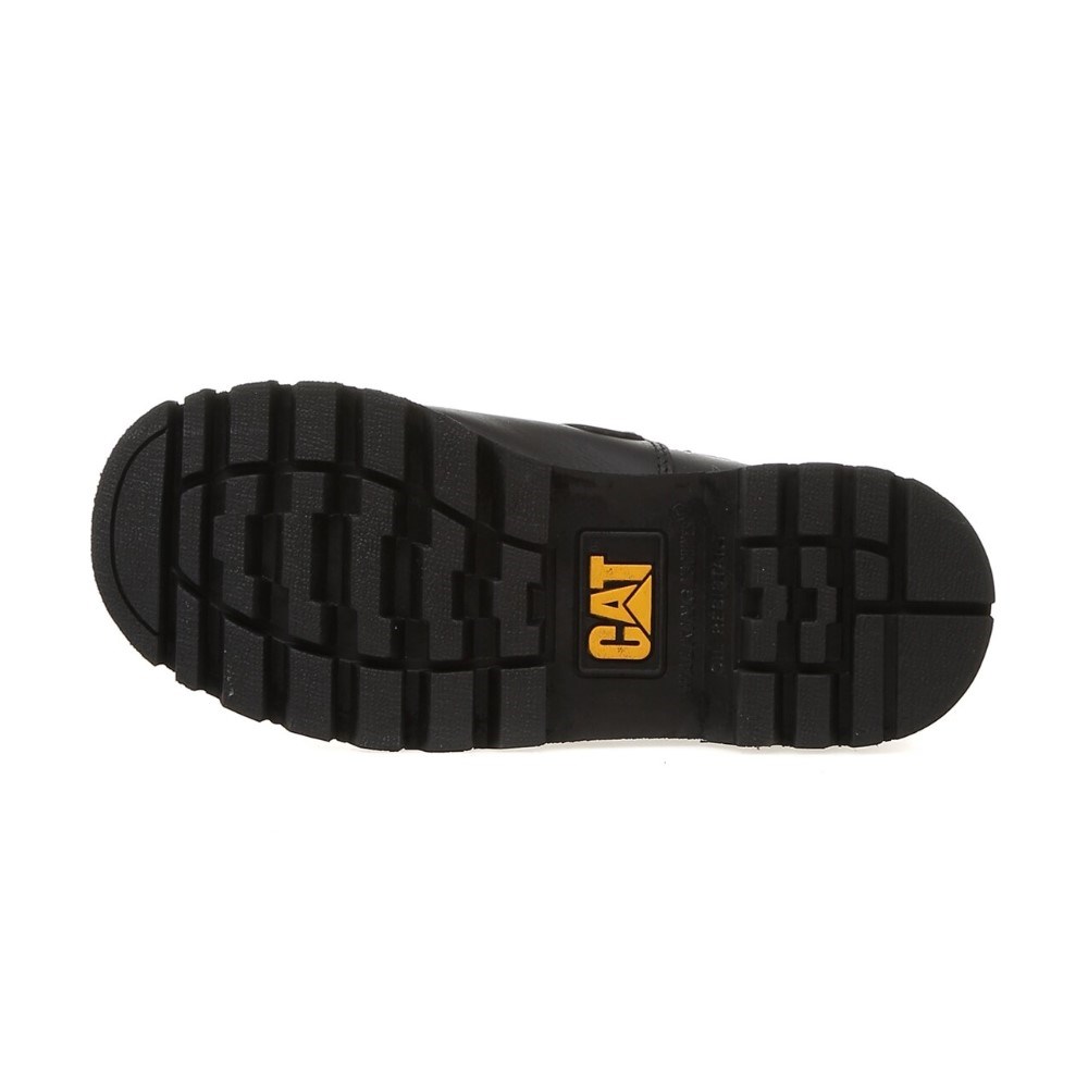 Caterpillar Bot 015F101072 Black // Deri
