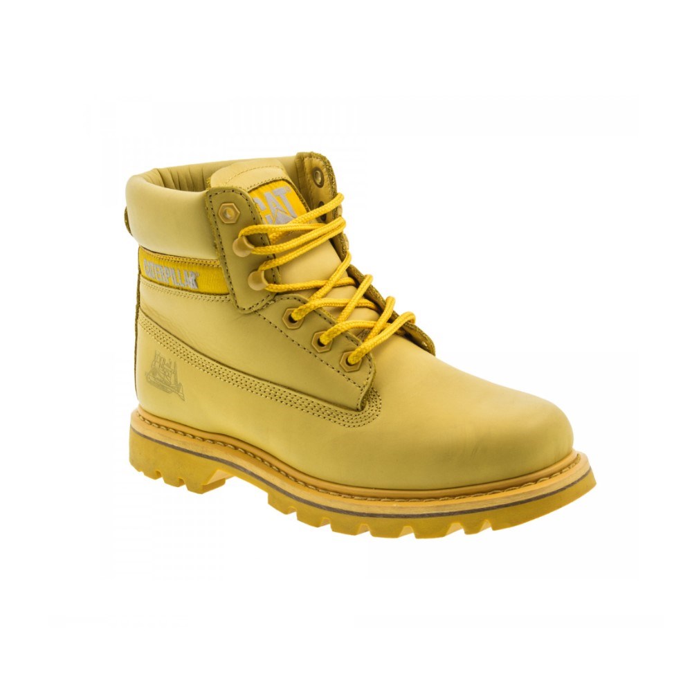 Caterpillar Erkek Bot 015M101122 Yellow // Deri
