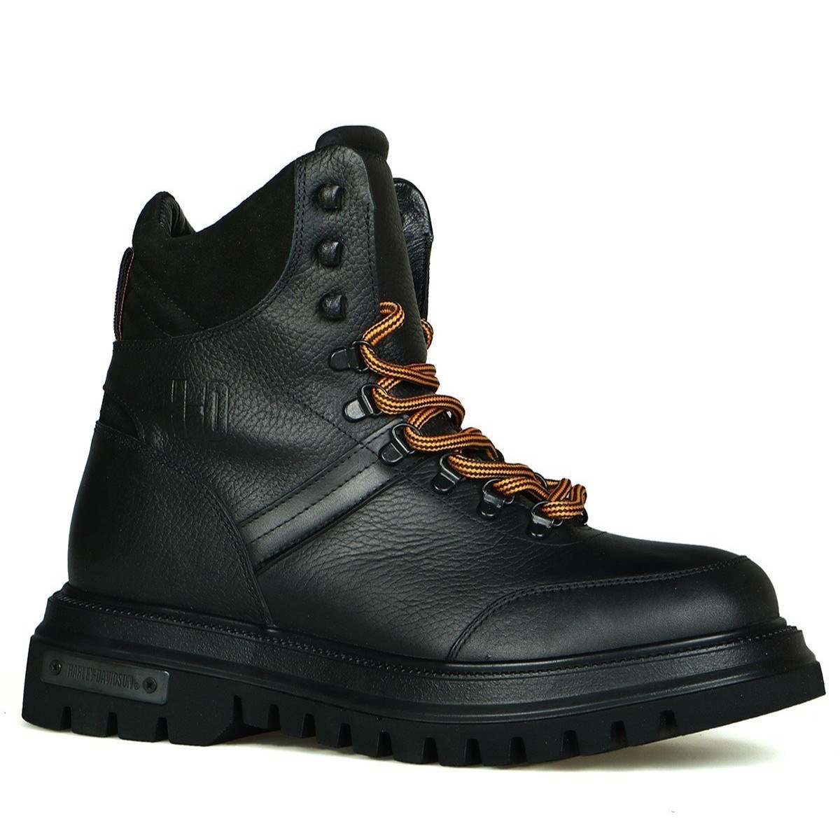 Harley Davidson Erkek Bot 021M100564 Black // Deri