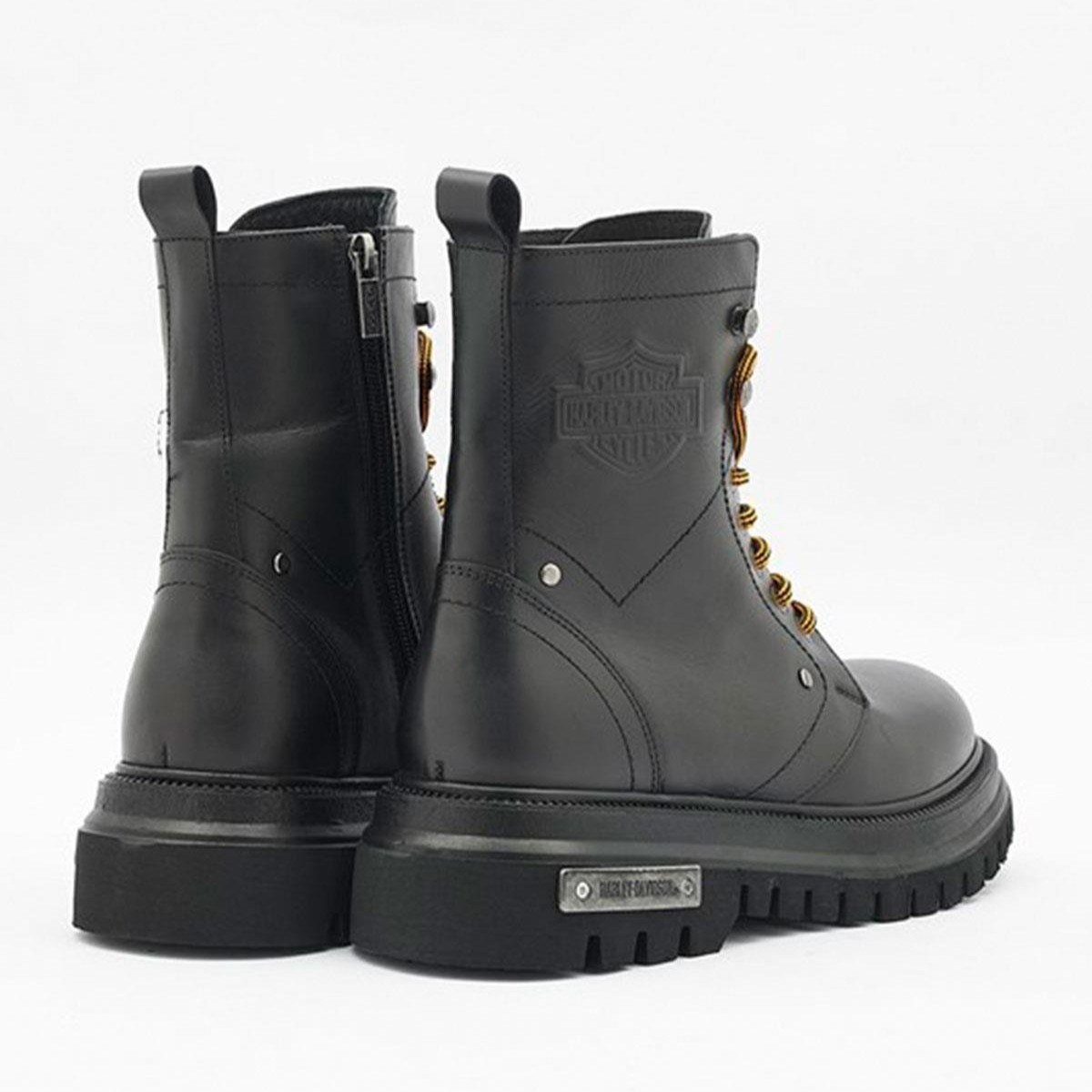 Harley Davidson Erkek Bot 021M100570 Black // Deri