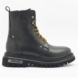 Harley Davidson Erkek Bot 021M100570 Black // Deri