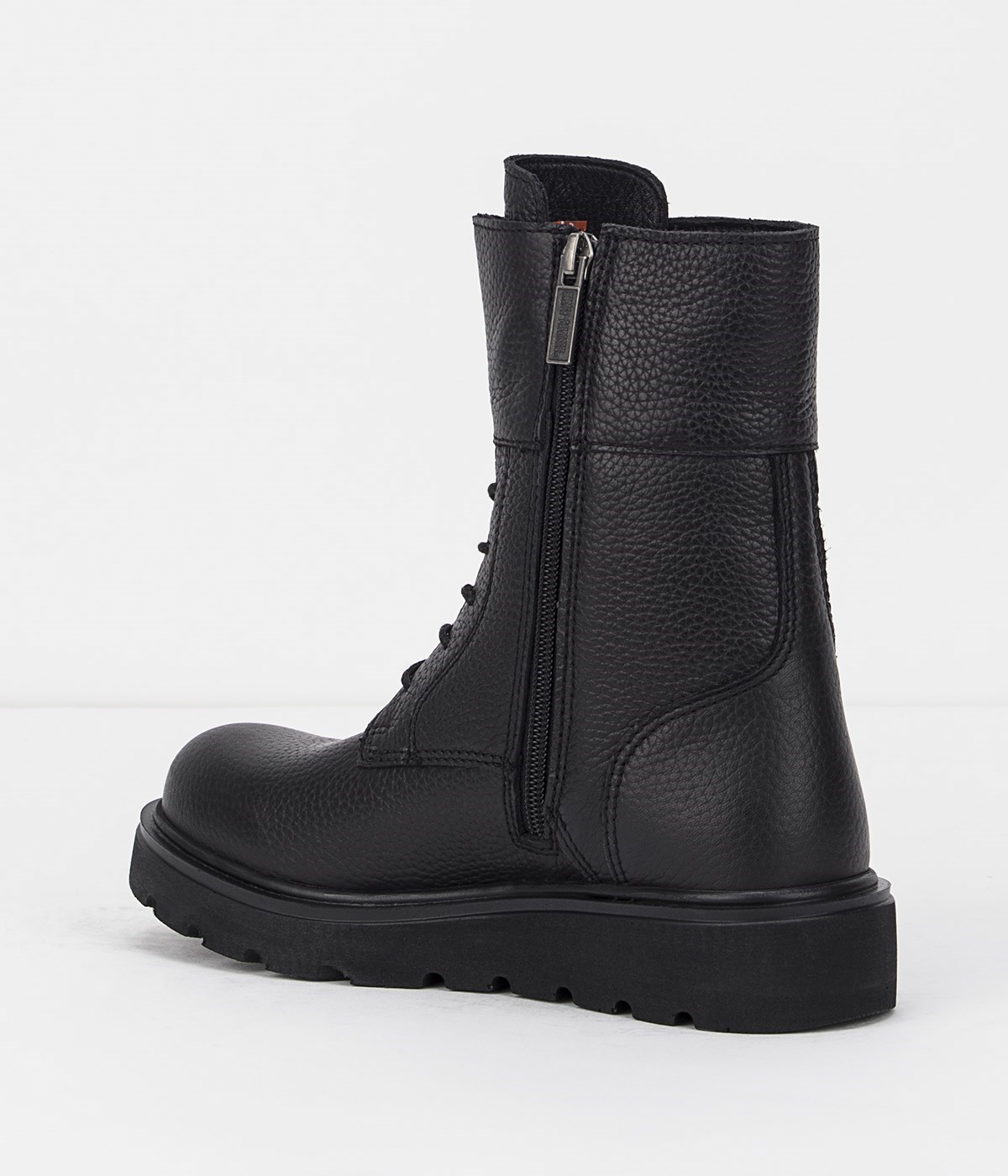 Harley Davidson Kadın Bot 021Z100558 Black // Baskılı Deri