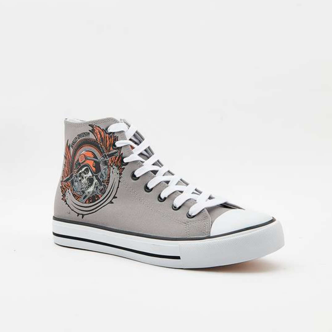 Harley Davidson Erkek Ayakkabı 023M100358 Grey // Tekstil