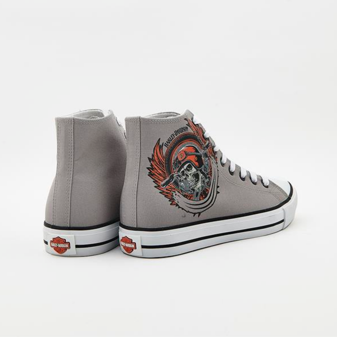 Harley Davidson Erkek Ayakkabı 023M100358 Grey // Tekstil