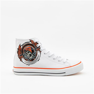 Harley Davidson Erkek Ayakkabı 023M100358 Whıte // Tekstil