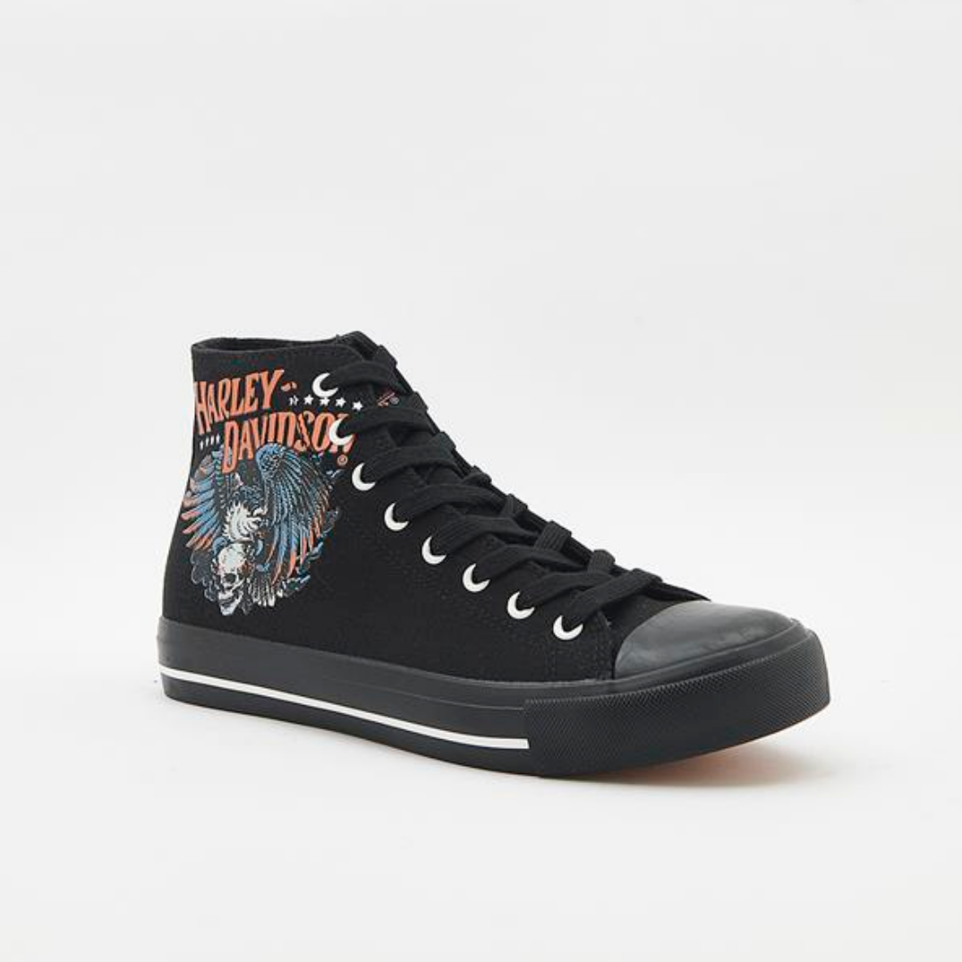 Harley Davidson Erkek Ayakkabı 023M100359 Black // Tekstil