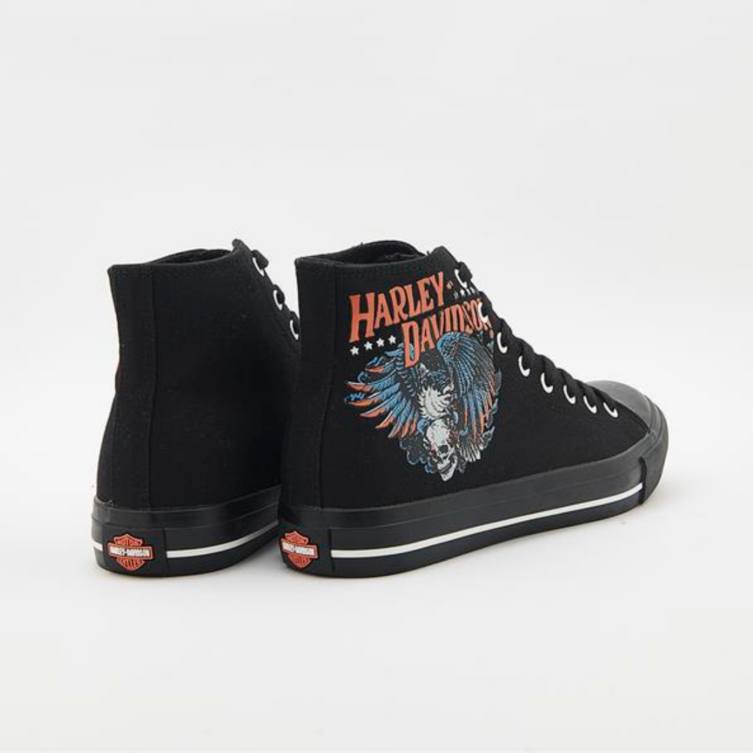 Harley Davidson Erkek Ayakkabı 023M100359 Black // Tekstil