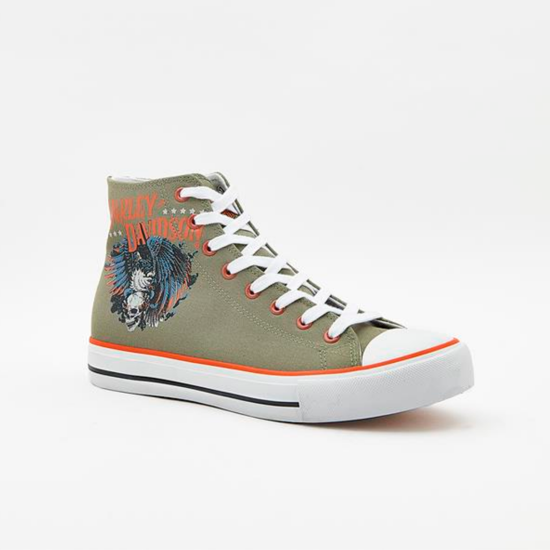 Harley Davidson Erkek Ayakkabı 023M100359 Khakı // Tekstil