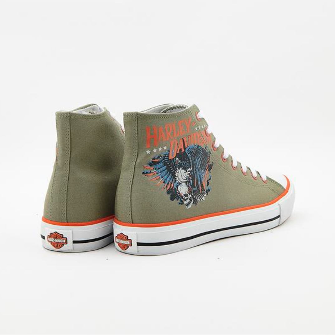 Harley Davidson Erkek Ayakkabı 023M100359 Khakı // Tekstil