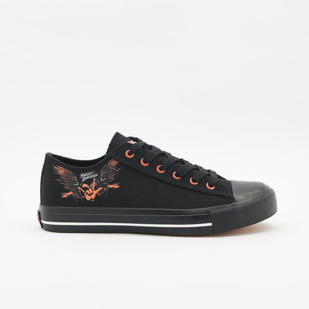 Harley Davidson Erkek Ayakkabı 023M100363 Black // Tekstil