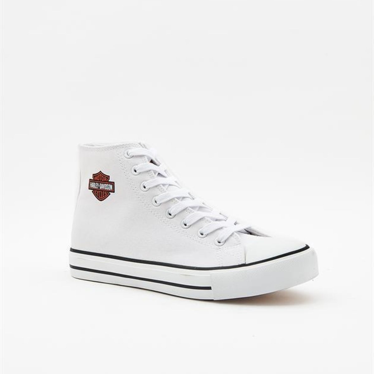 Harley Davidson Erkek Ayakkabı 023M100382 Whıte // Tekstil