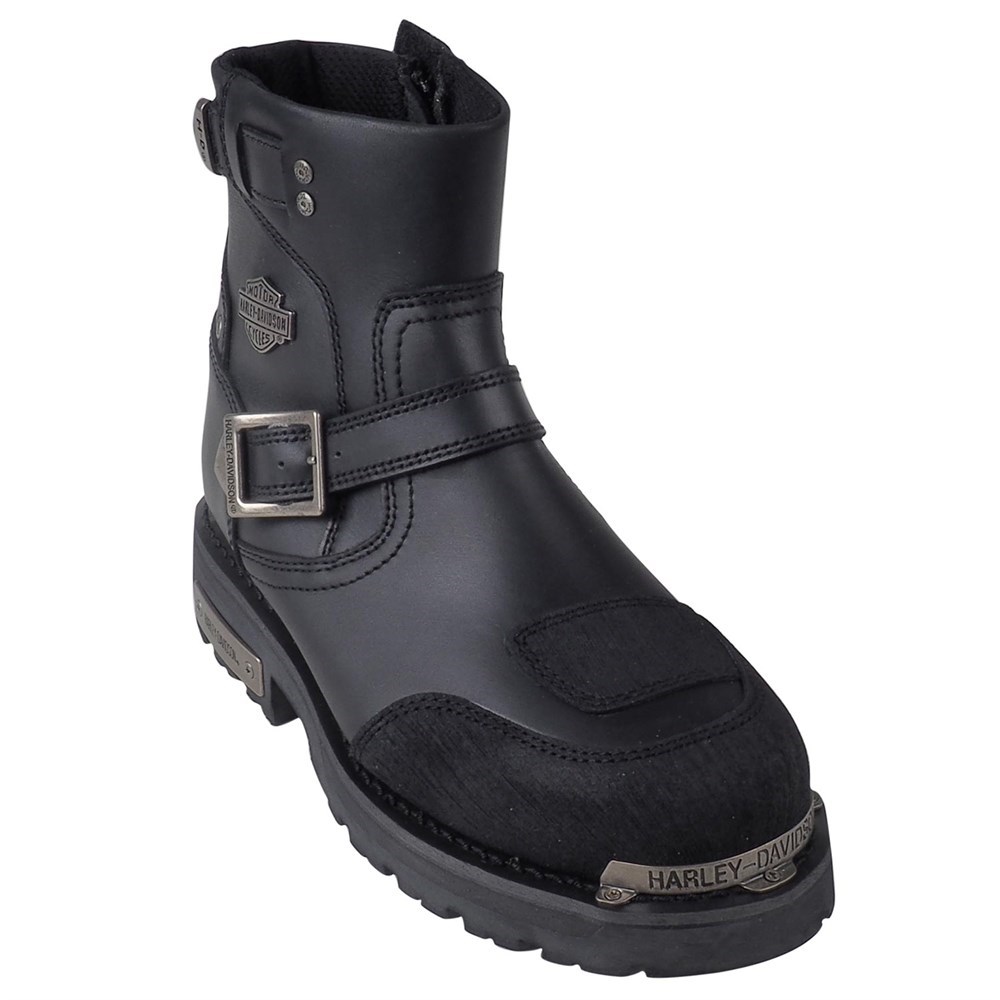 Harley Davidson Kadın Bot 025G100320 Black // Deri