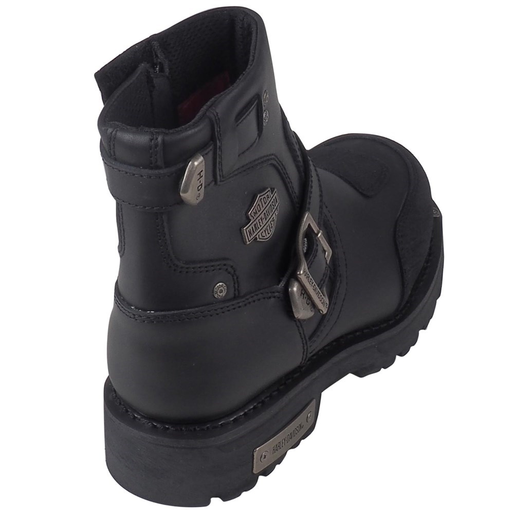 Harley Davidson Kadın Bot 025G100320 Black // Deri