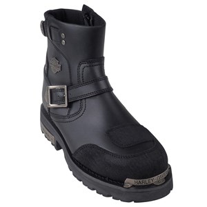 Harley Davidson Kadın Bot 025G100320 Black // Deri