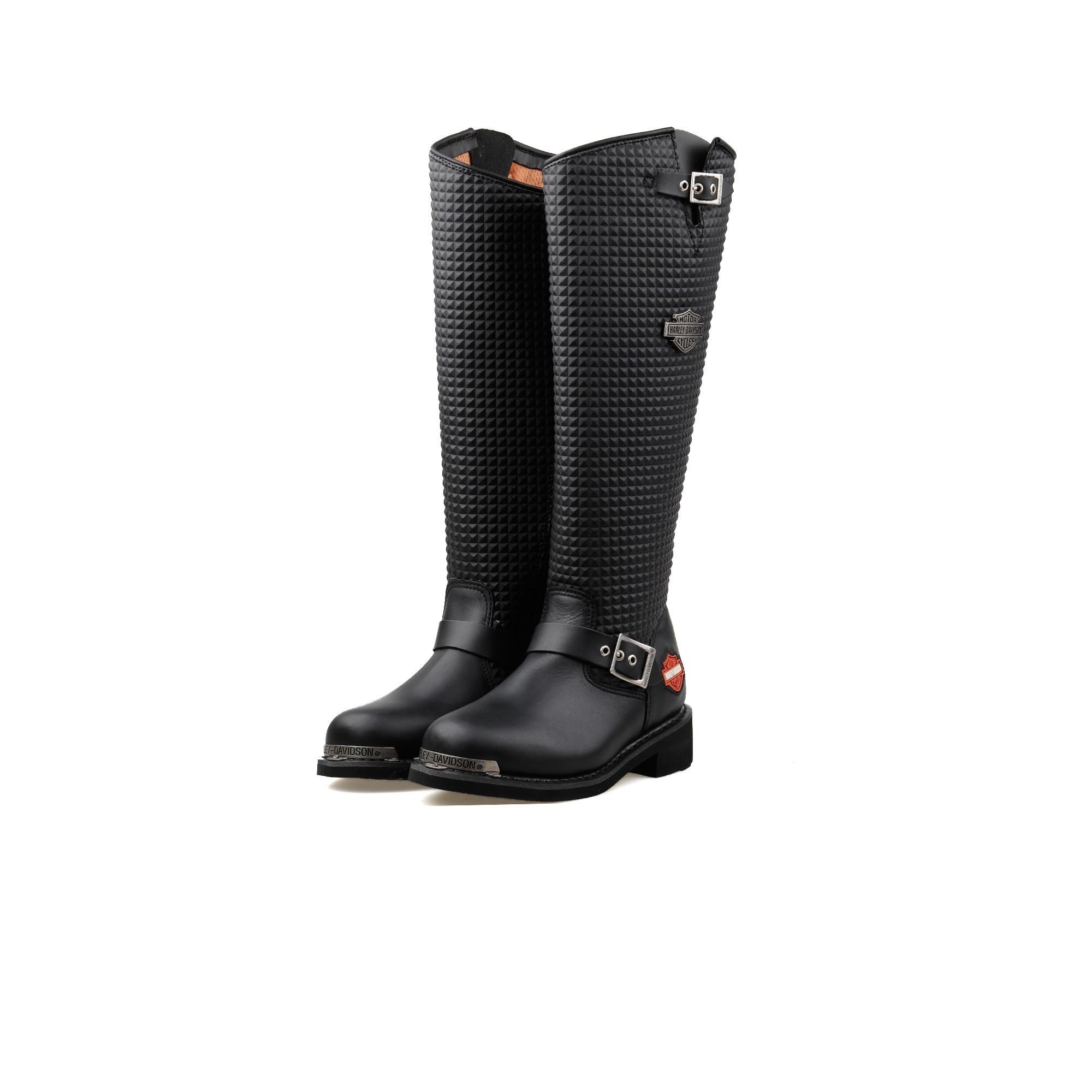 Harley Davidson Kadın Çizme 025G100329 Black // Yağlı Deri