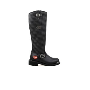 Harley Davidson Kadın Çizme 025G100329 Black // Yağlı Deri