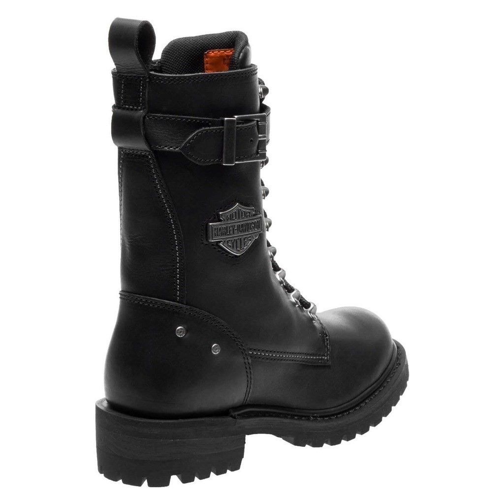Harley Davidson Erkek Bot 025G100377 Black // Deri