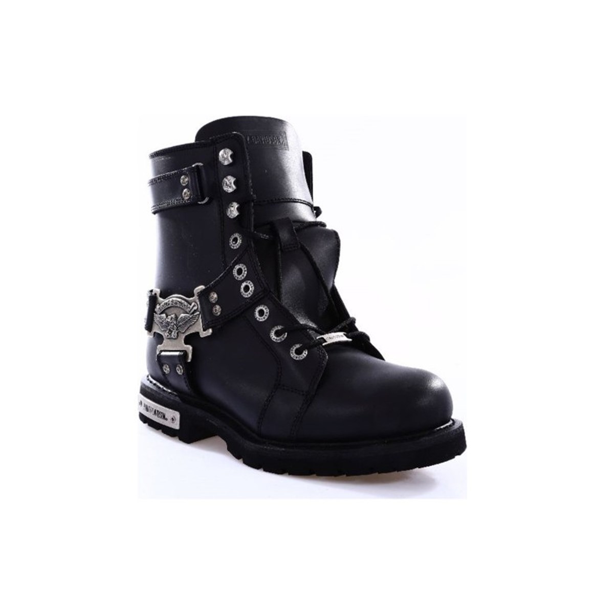 Harley Davidson Erkek Bot 025M0447 Black // Deri