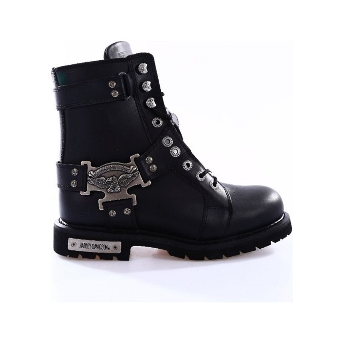 Harley Davidson Erkek Bot 025M0447 Black // Deri