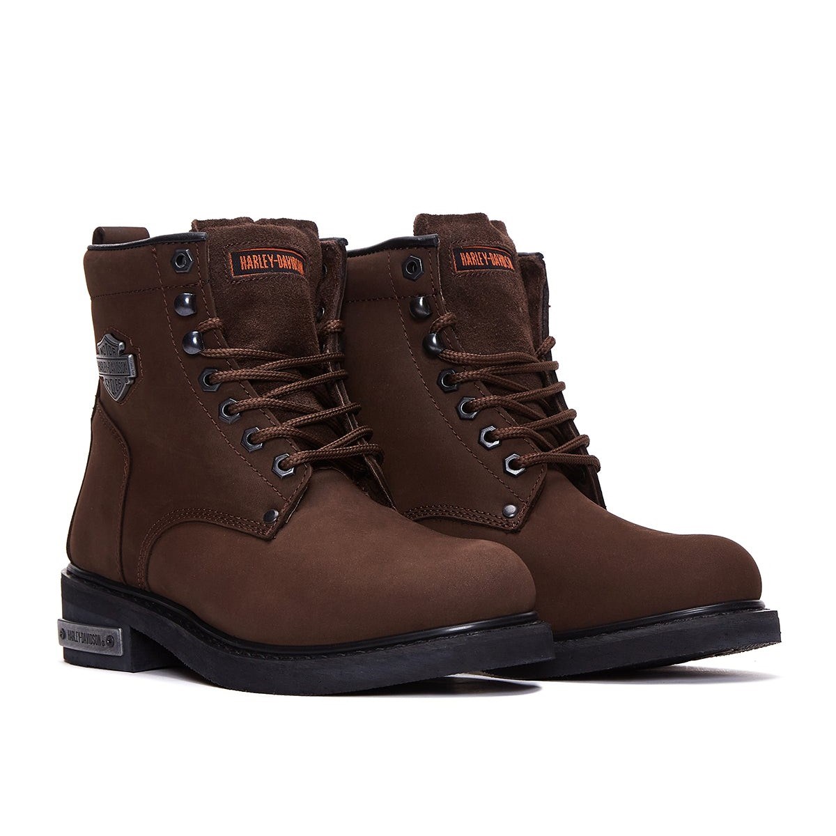 Harley Davidson Erkek Bot 025M100109 Dark Brown // Nubuk