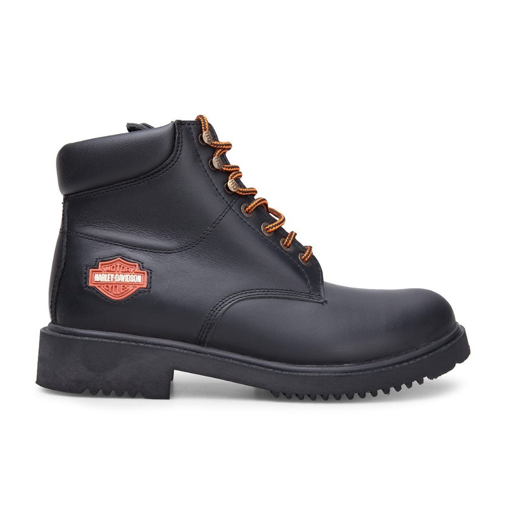 Harley Davidson Erkek Bot 025M100225 Black // Deri
