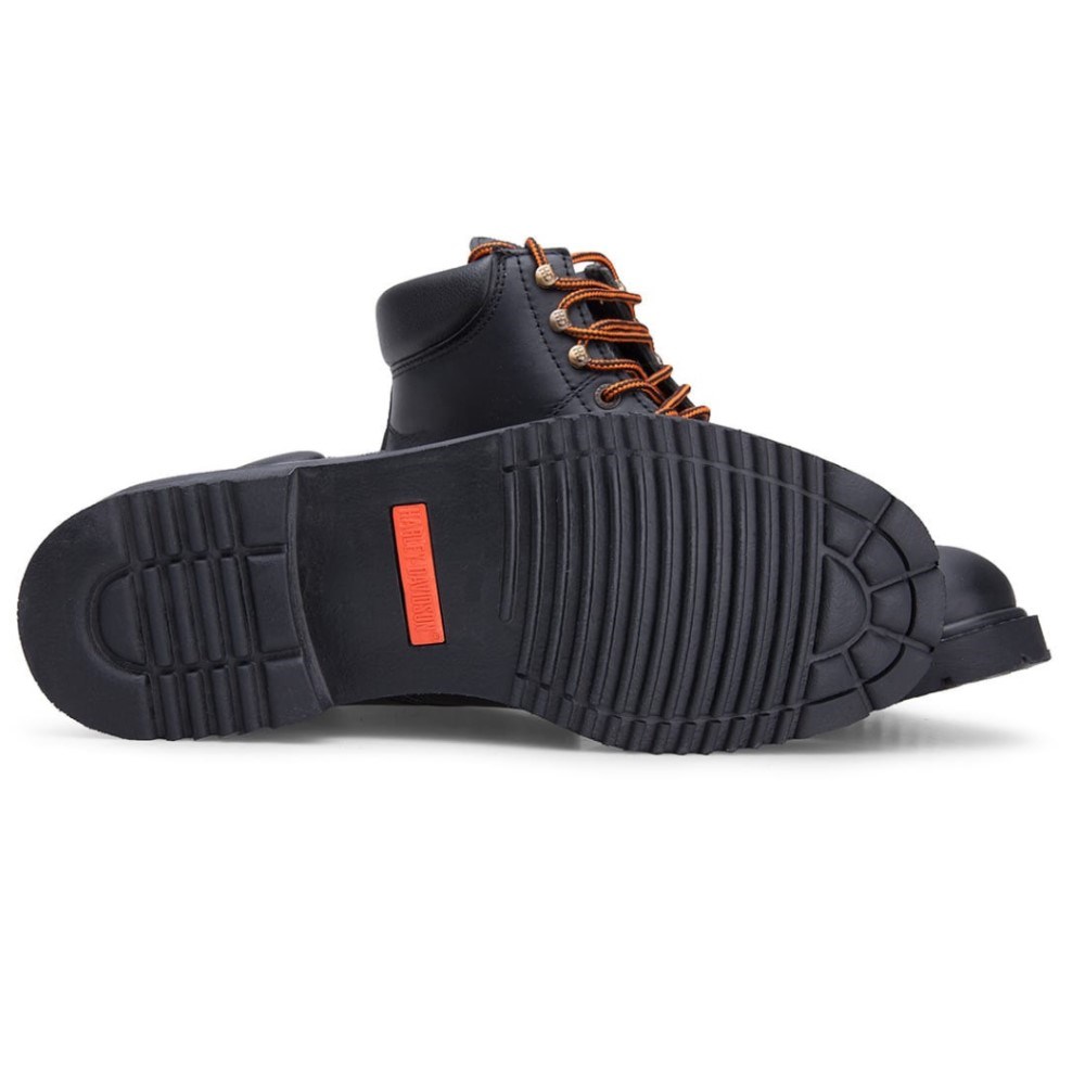 Harley Davidson Erkek Bot 025M100225 Black // Deri