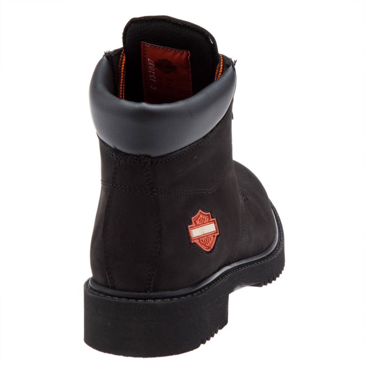 Harley Davidson Erkek Bot 025M100225 Black // Nubuk