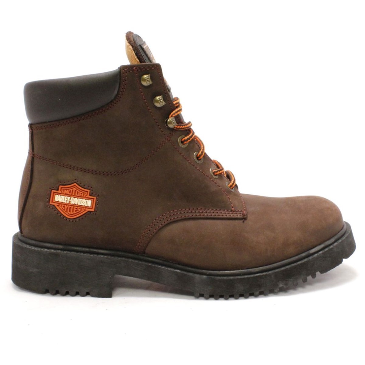 Harley Davidson Erkek Bot 025M100225 Dark Brown // Nubuk