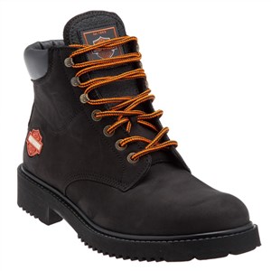 Harley Davidson Erkek Bot 025M100225 Black // Nubuk