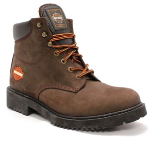 Harley Davidson Erkek Bot 025M100225 Dark Brown // Nubuk