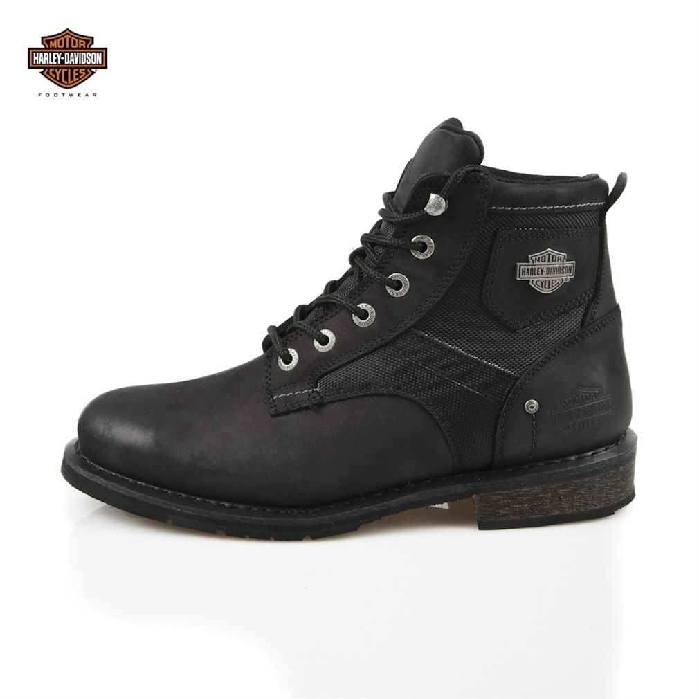 Harley Davidson Erkek Bot 025M100533 Black // Crazy Deri