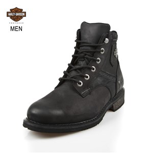 Harley Davidson Erkek Bot 025M100533 Black // Crazy Deri