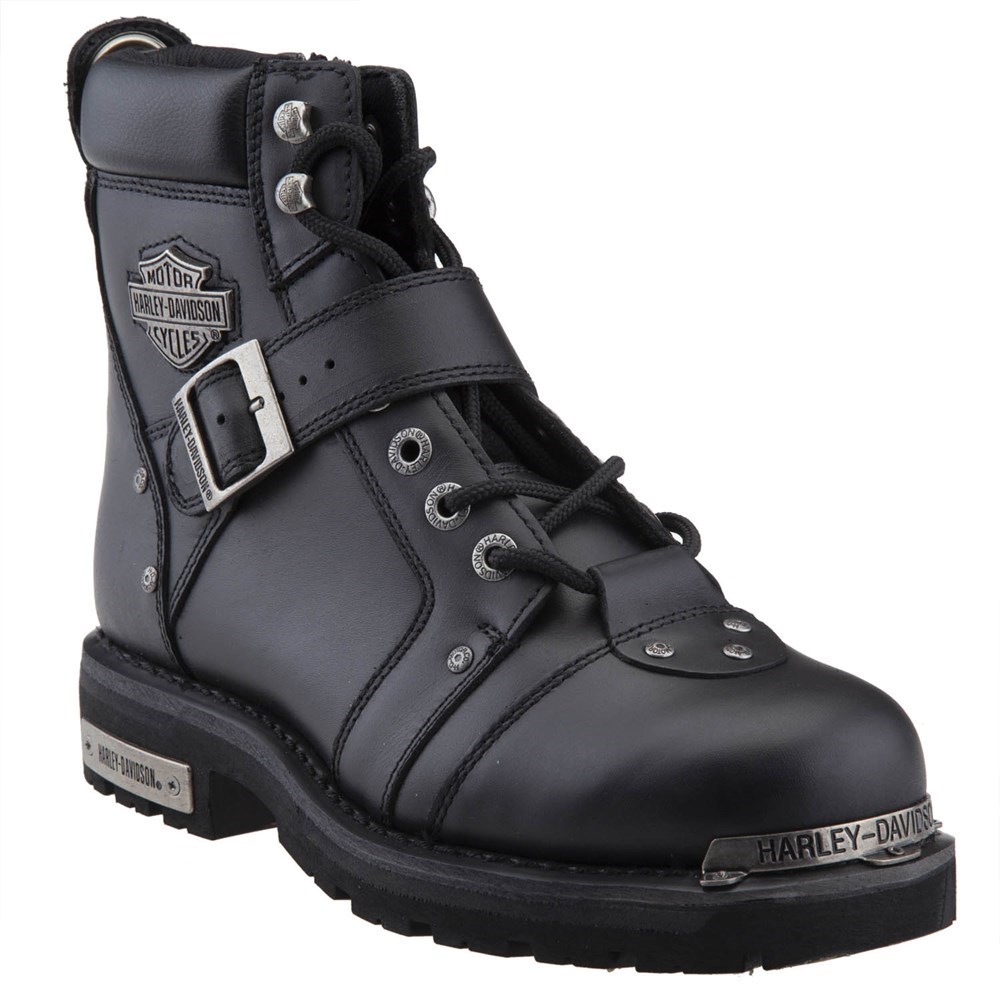 Harley Davidson Erkek Bot 025M100626 Black // Deri
