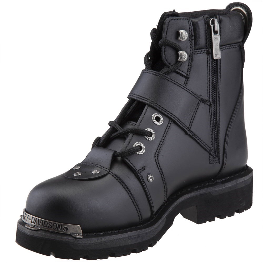 Harley Davidson Erkek Bot 025M100626 Black // Deri