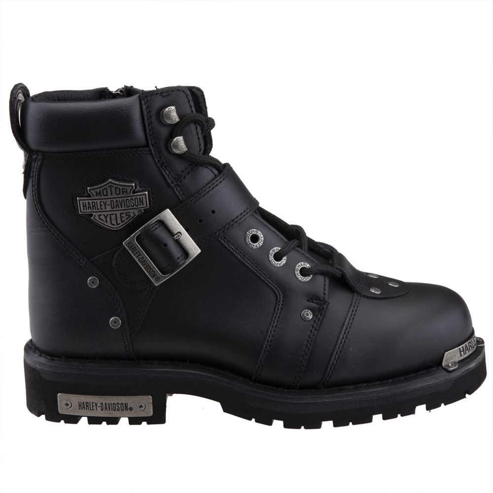Harley Davidson Erkek Bot 025M100626 Black // Deri