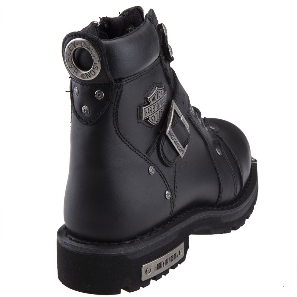 Harley Davidson Erkek Bot 025M100626 Black // Deri