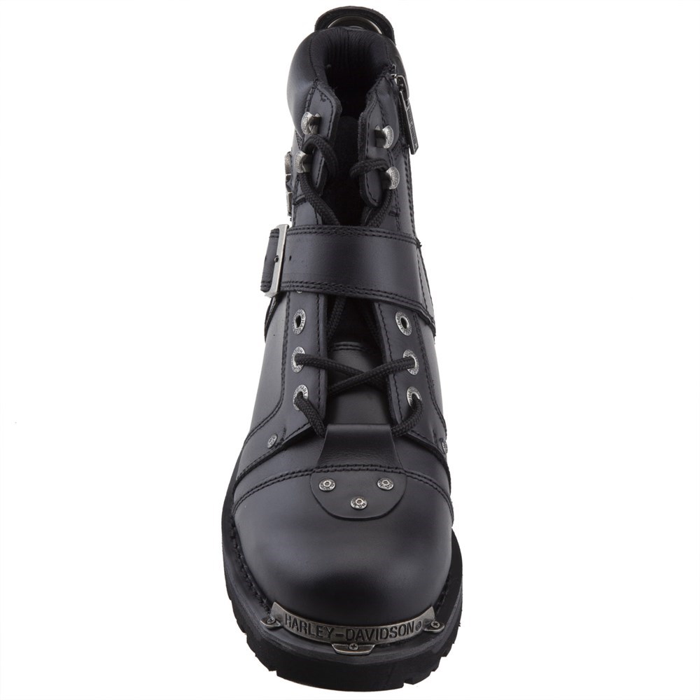 Harley Davidson Erkek Bot 025M100626 Black // Deri