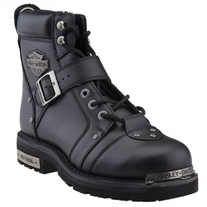 Harley Davidson Erkek Bot 025M100626 Black // Deri