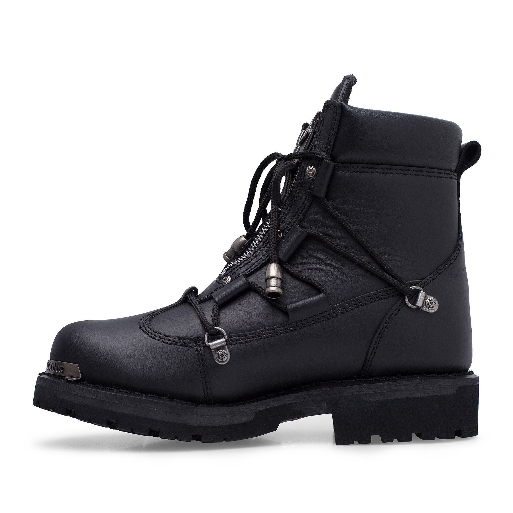 Harley Davidson Erkek Bot 025M100627 Black // Deri