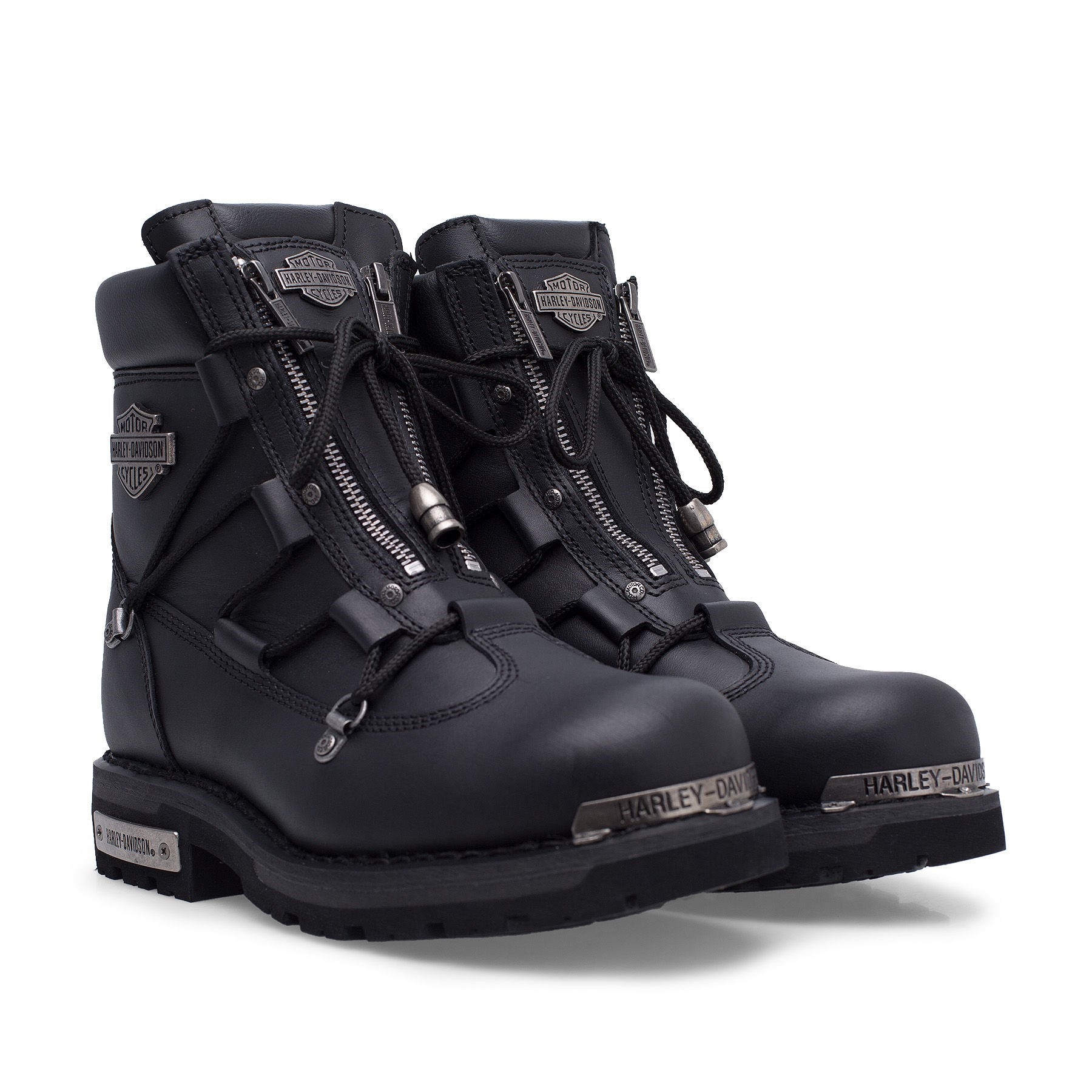 Harley Davidson Erkek Bot 025M100627 Black // Deri