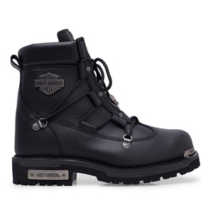 Harley Davidson Erkek Bot 025M100627 Black // Deri