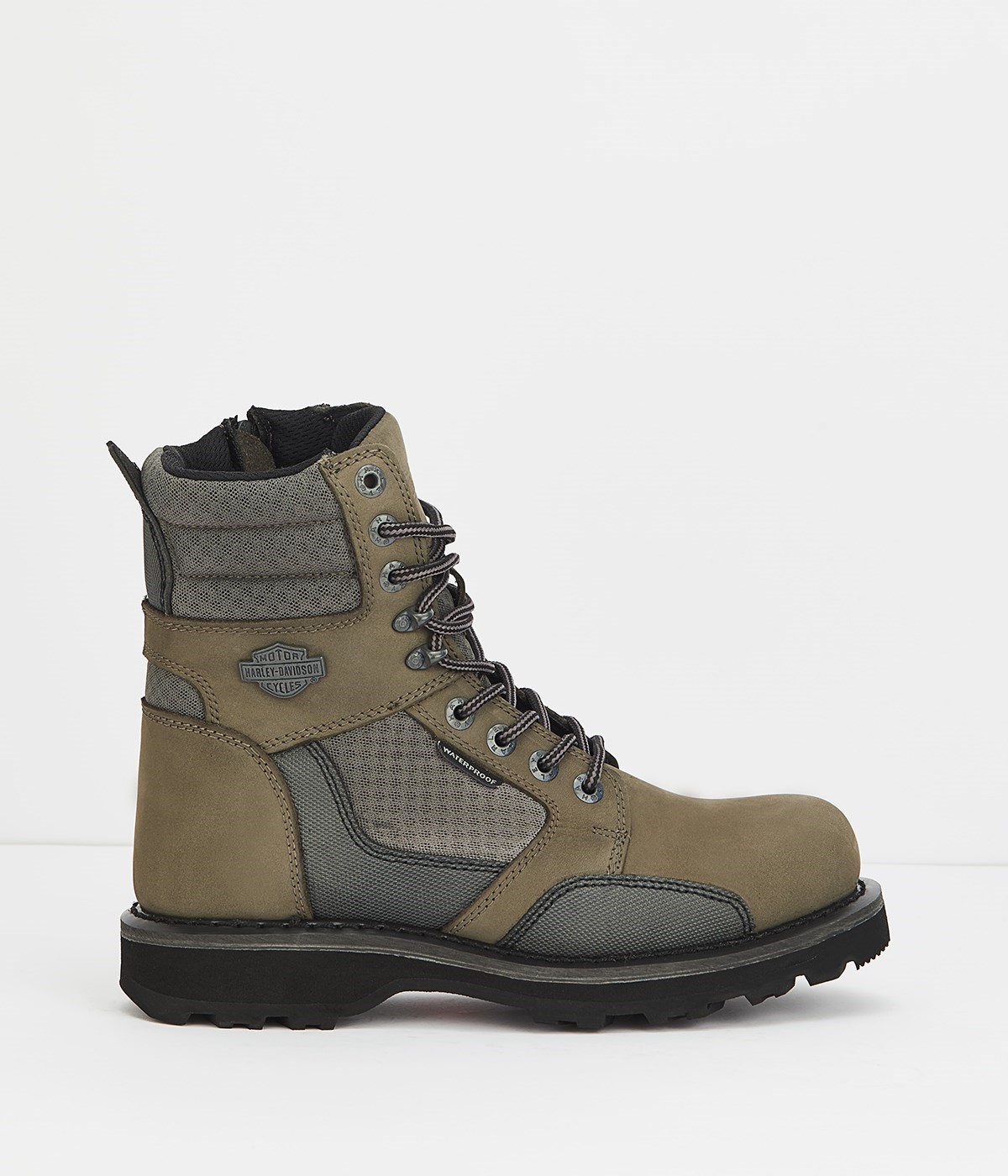 Harley Davidson Erkek Bot 025M100648 Grey // Nubuk