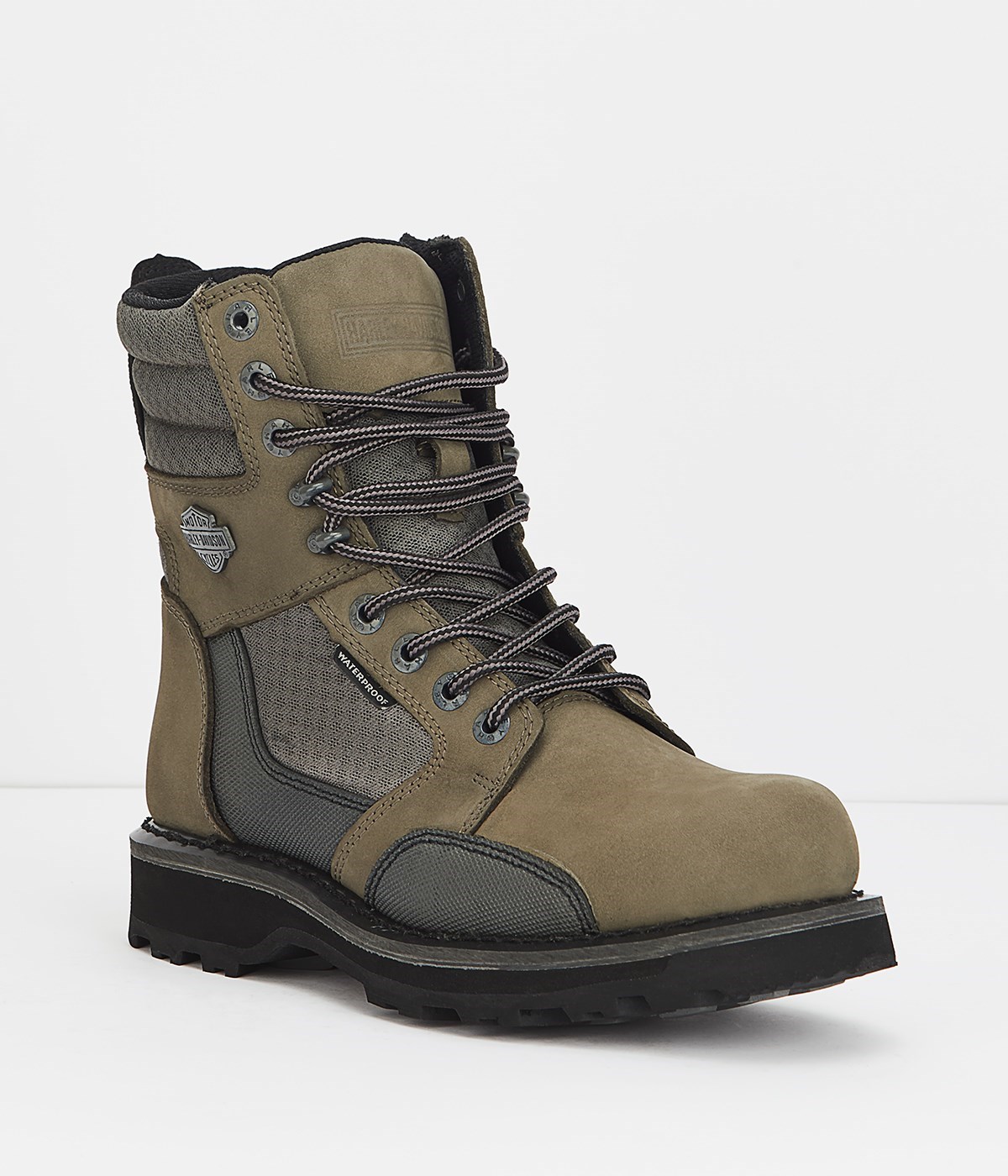 Harley Davidson Erkek Bot 025M100648 Grey // Nubuk